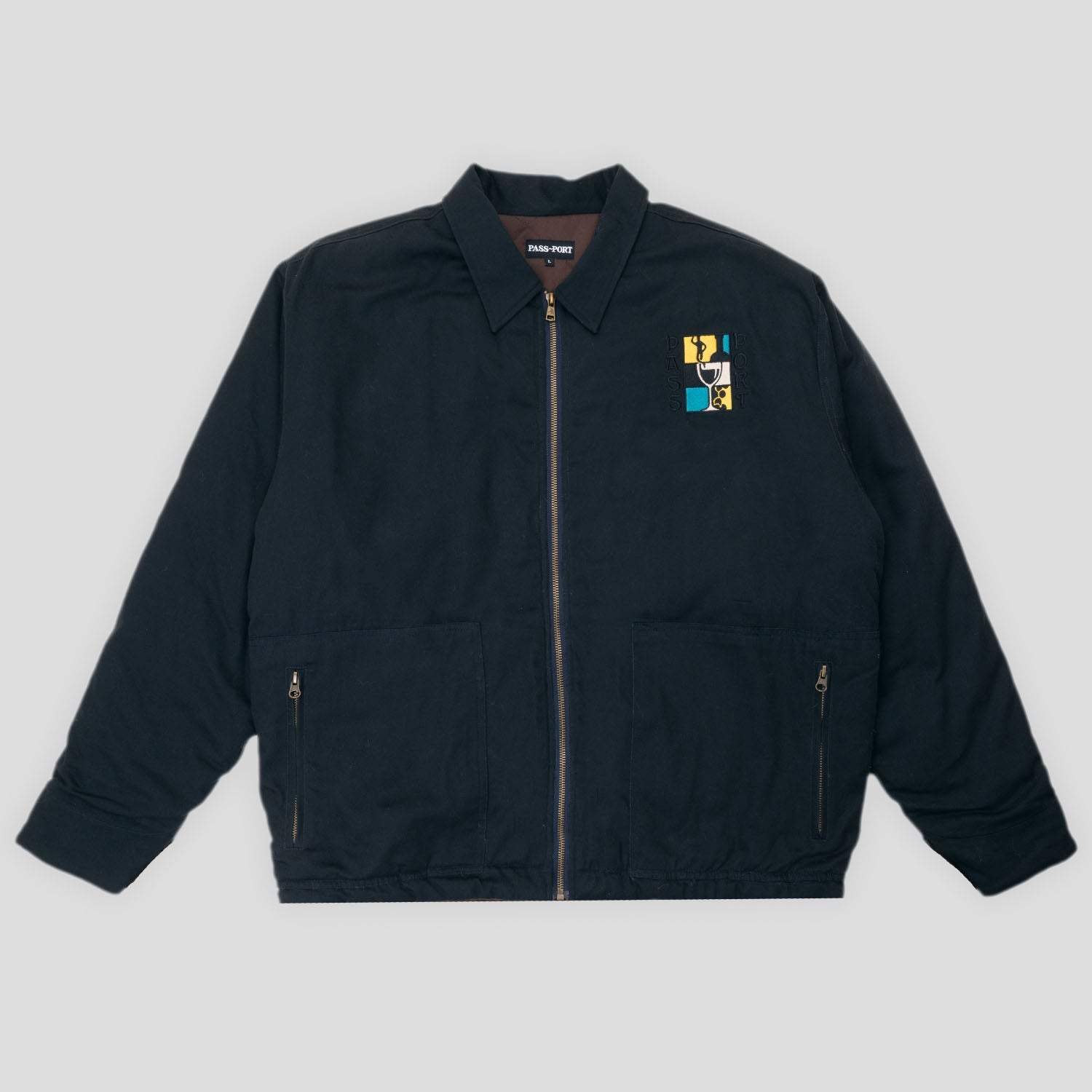 Pass~Port Dine Em' Workers Jacket - Midnight Blue