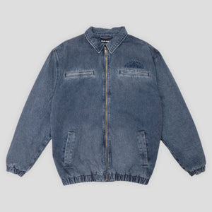 Pass~Port Vineyard Birds Denim Delivery Jacket - Washed Indigo