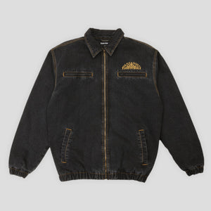 Pass~Port Vineyard Birds Denim Delivery Jacket - Washed Black