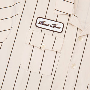 Pass~Port Striped Casual Shirt - Cream