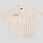 Pass~Port Striped Casual Shirt - Cream