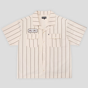 Pass~Port Striped Casual Shirt - Cream