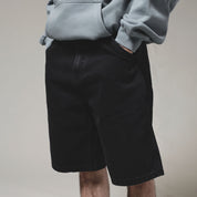 Pass~Port Blended Recycled Cotton Workers Club Jean Short - Washed Black