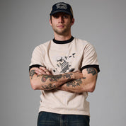 Pass~Port Cloncurry Ringer Tee - Stone