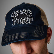 Pass~Port Slinkin' Leagues Trucker - Washed Navy