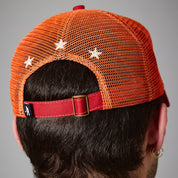 Pass~Port Seafood Staff Packers Trucker - Lobster Red