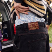 Pass~Port Workers Check Boxer Shorts - Light Blue