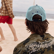 Pass~Port Seafood Staff Packers Trucker - Navy