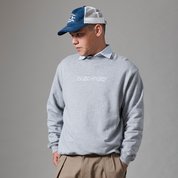 Pass~Port Official Organic Fleece Sweater - Heather Grey