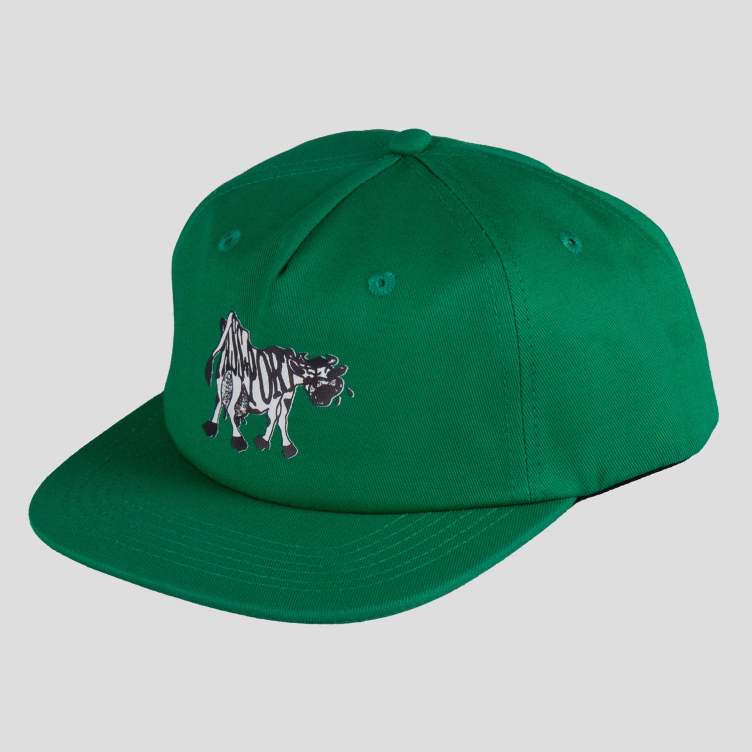 Crying Cow 5 Panel Cap (Kelly Green)