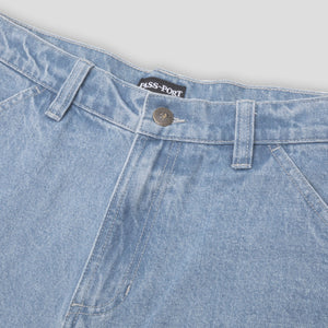 Pass~Port Workers Club Denim Short - Washed Light Indigo