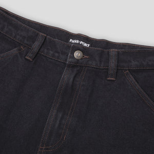 Pass~Port Workers Club Denim Jean - Washed Black