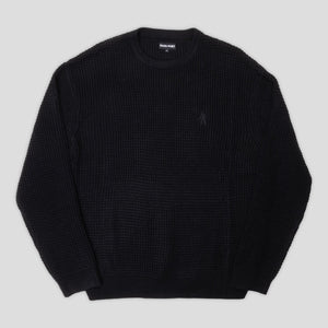Pass~Port Organic Waffle Knit Sweater - Black