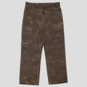 Pass~Port Workers Club Denim Jean - Laser Etched Bronzed Age Over-Dye Brown