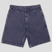 Pass~Port Workers Club Denim Short - Over-Dye Purple