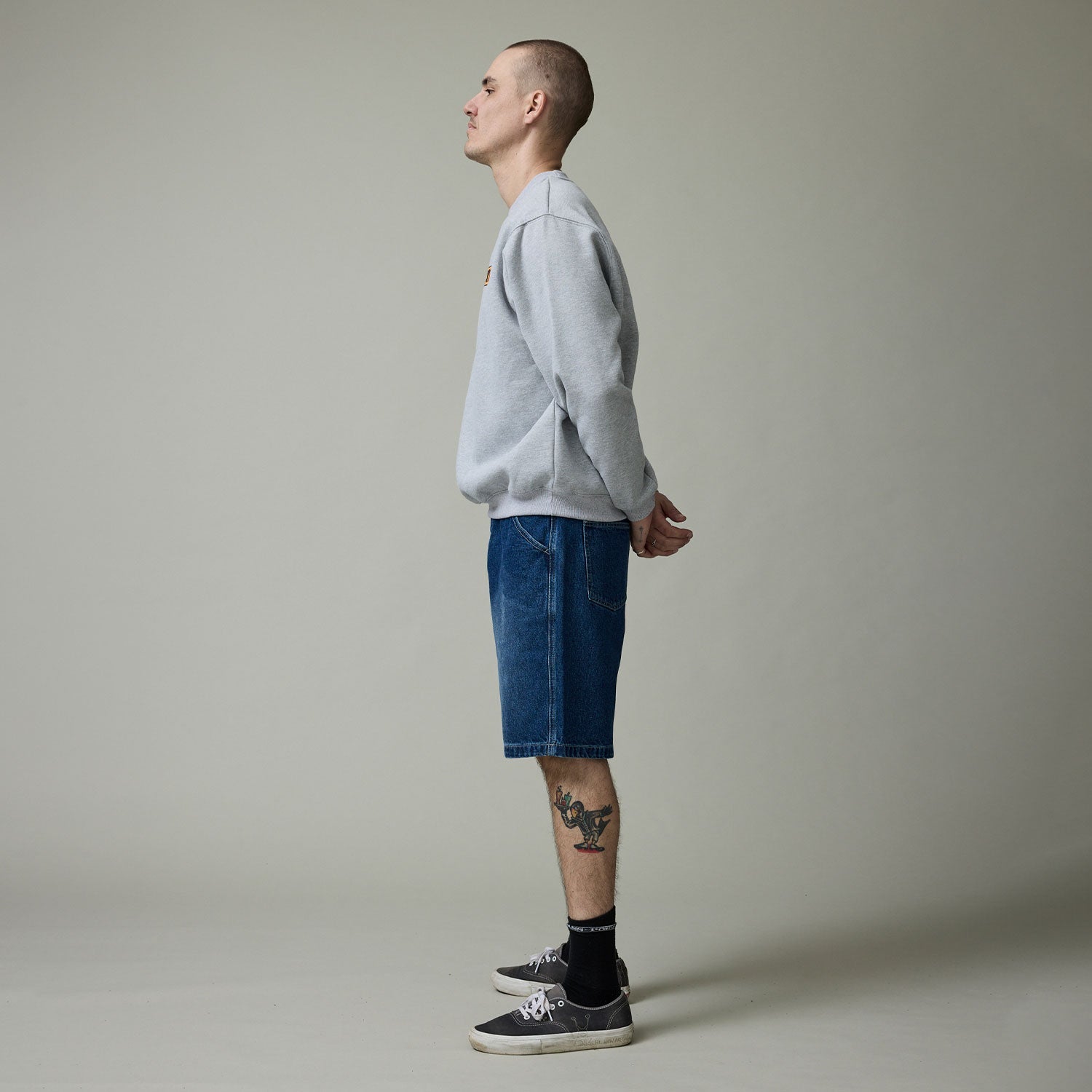 Pass~Port Workers Club Denim Short - Washed Dark Indigo
