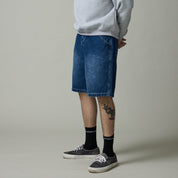 Pass~Port Workers Club Jean Short - Faded Washed Dark Indigo