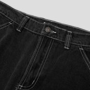 Pass~Port Workers Club Jean Short - Faded Washed Black