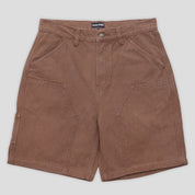 Pass~Port Double Knee Diggers Club Short - Washed Brown