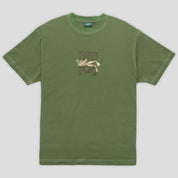 Pass~Port Frog Lure Organic Cotton Tee - Dark Olive
