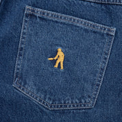 Pass~Port Workers Club Jean Short - Faded Washed Dark Indigo