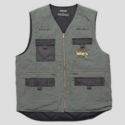 Pass~Port Frog Lure Ripstop Fishing Vest - Moss