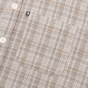 Pass~Port Workers Check Shirt Long-sleeve - Black / Bronze