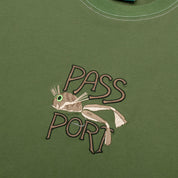 Pass~Port Frog Lure Organic Cotton Tee - Dark Olive