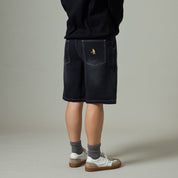 Pass~Port Workers Club Jean Short - Faded Washed Black