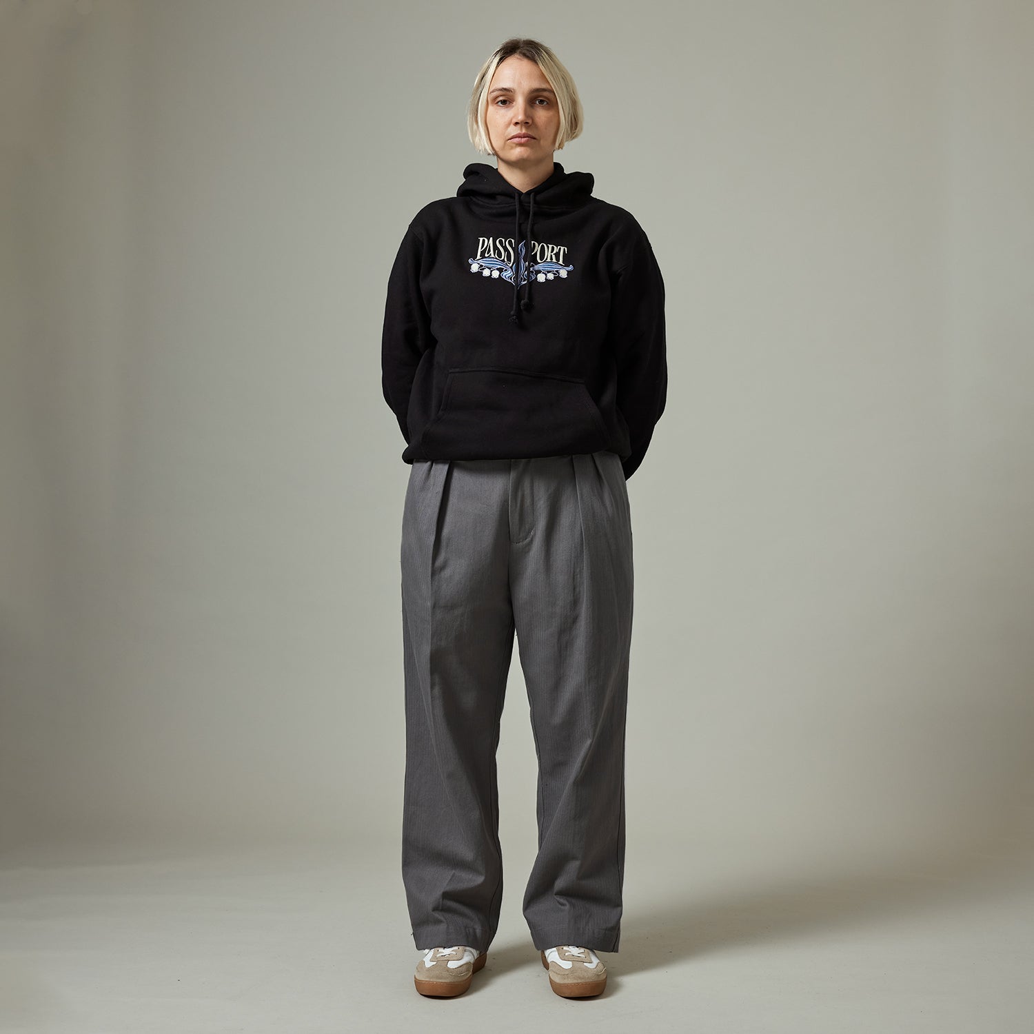 Pass~Port Herringbone Leagues Club Pant - Grey