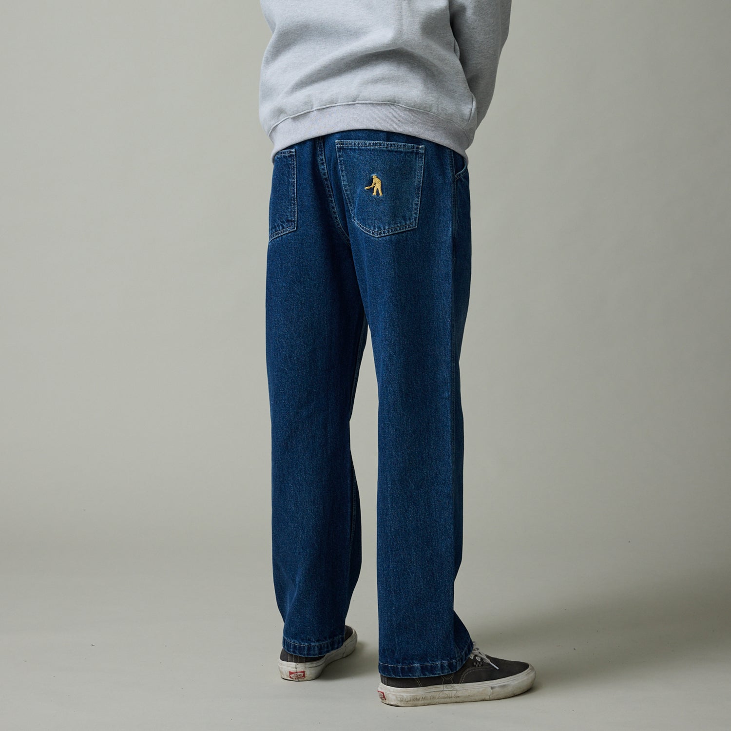 Pass~Port Workers Club Jean Pant - Faded Washed Dark Indigo