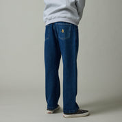 Pass~Port Workers Club Jean Pant - Faded Washed Dark Indigo