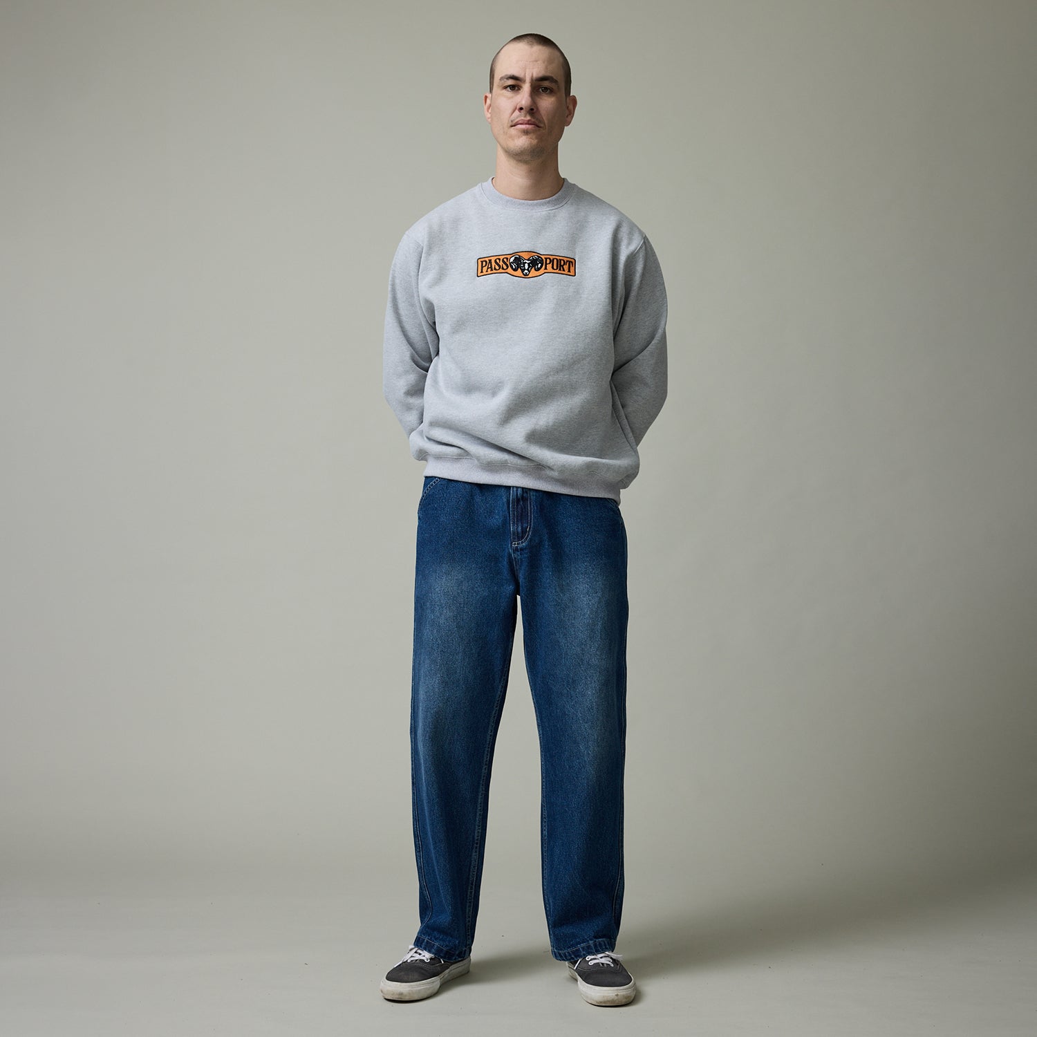 Pass~Port Workers Club Jean Pant - Faded Washed Dark Indigo