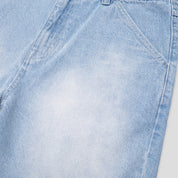 Pass~Port Workers Club Jean Short - Faded Washed Light Indigo