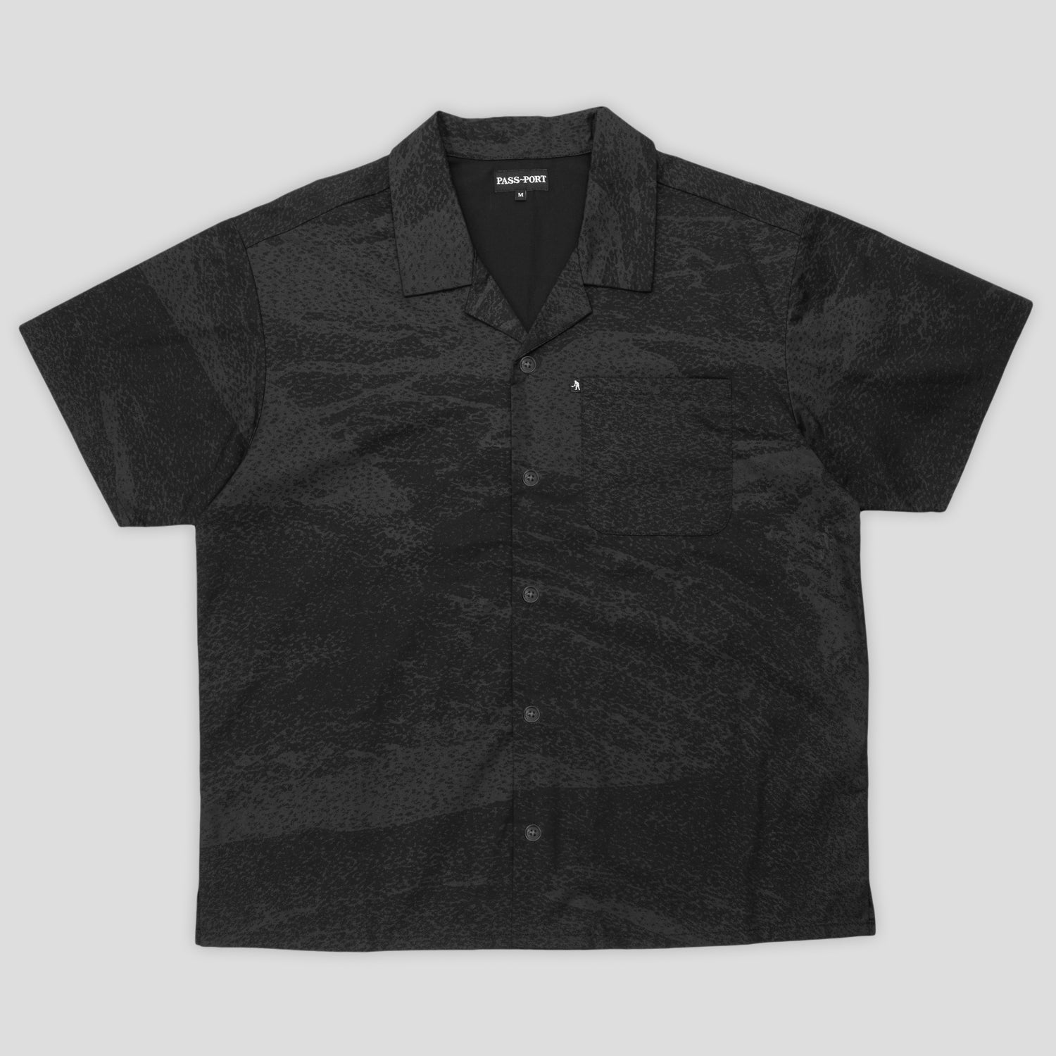 Pass~Port Cave~in Casual Shirt - Black