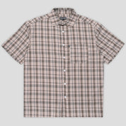 Pass~Port Workers Check Short Sleeve Shirt - Sand
