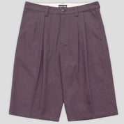 Pass~Port Herringbone Leagues Club Short - Dark Plum