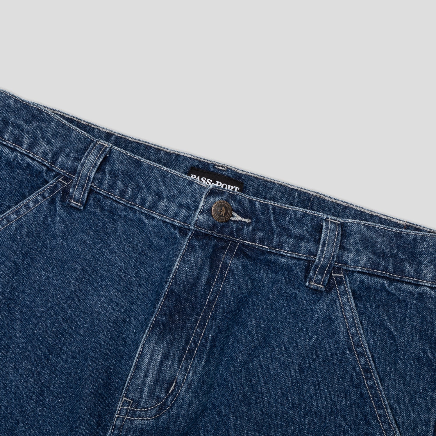 Pass~Port Recycled Cotton Workers Club Classic Jean - Washed Dark Indigo