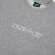 Pass~Port Official Organic Fleece Sweater - Heather Grey