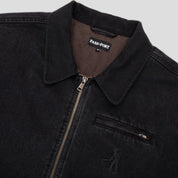 Pass~Port Recycled Denim Packers Jacket - Washed Black