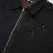 Pass~Port Recycled Denim Packers Jacket - Washed Black