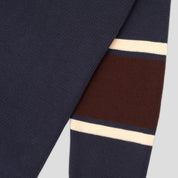 Pass~Port Organic Cotton Stripe Knit Sweater - Slate