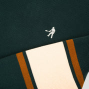 Pass~Port Organic Cotton Stripe Knit Sweater - Dark Green