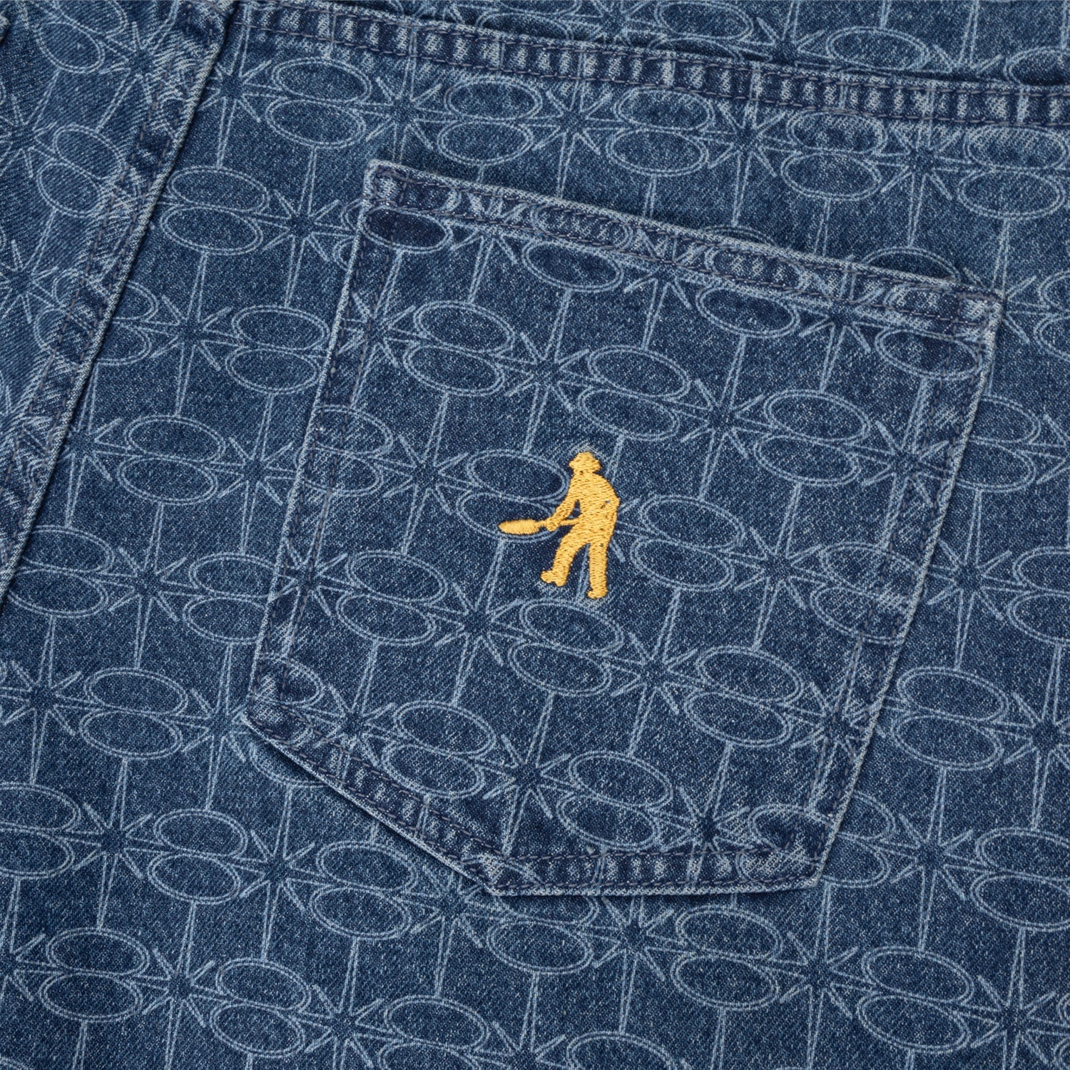 Pass~Port Soap Sparkle Workers Club Jean Short - Washed Dark Indigo