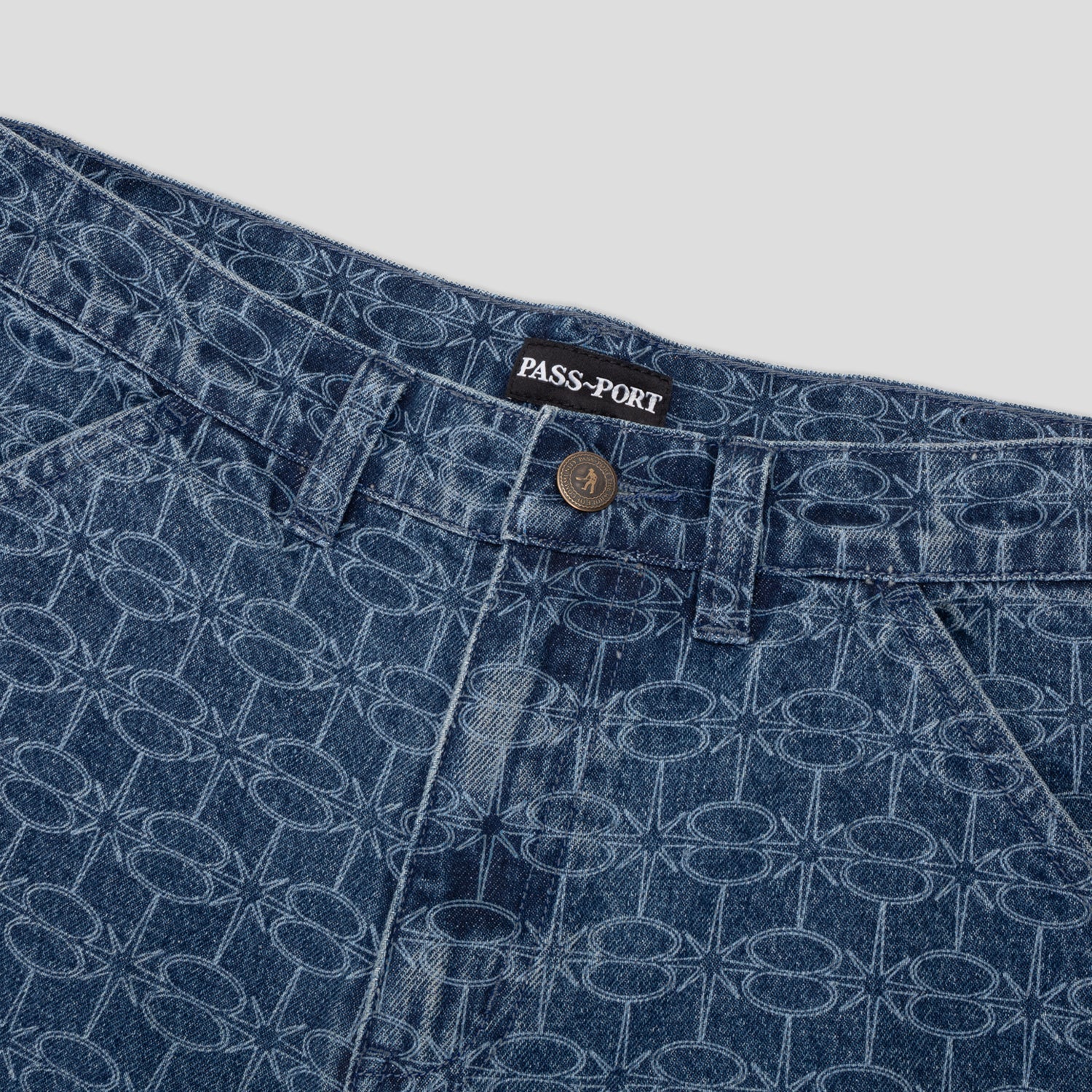 Pass~Port Soap Sparkle Workers Club Jean Short - Washed Dark Indigo