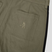Pass~Port Herringbone Leagues Club Stripe Short - Olive / Black