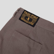 Pass~Port Herringbone Leagues Club Short - Dusty Brown