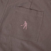 Pass~Port Herringbone Leagues Club Short - Dusty Brown