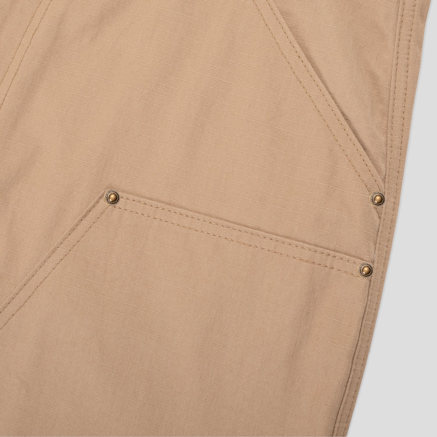 Pass~Port Ripstop Double Knee Diggers Club Short - Camel