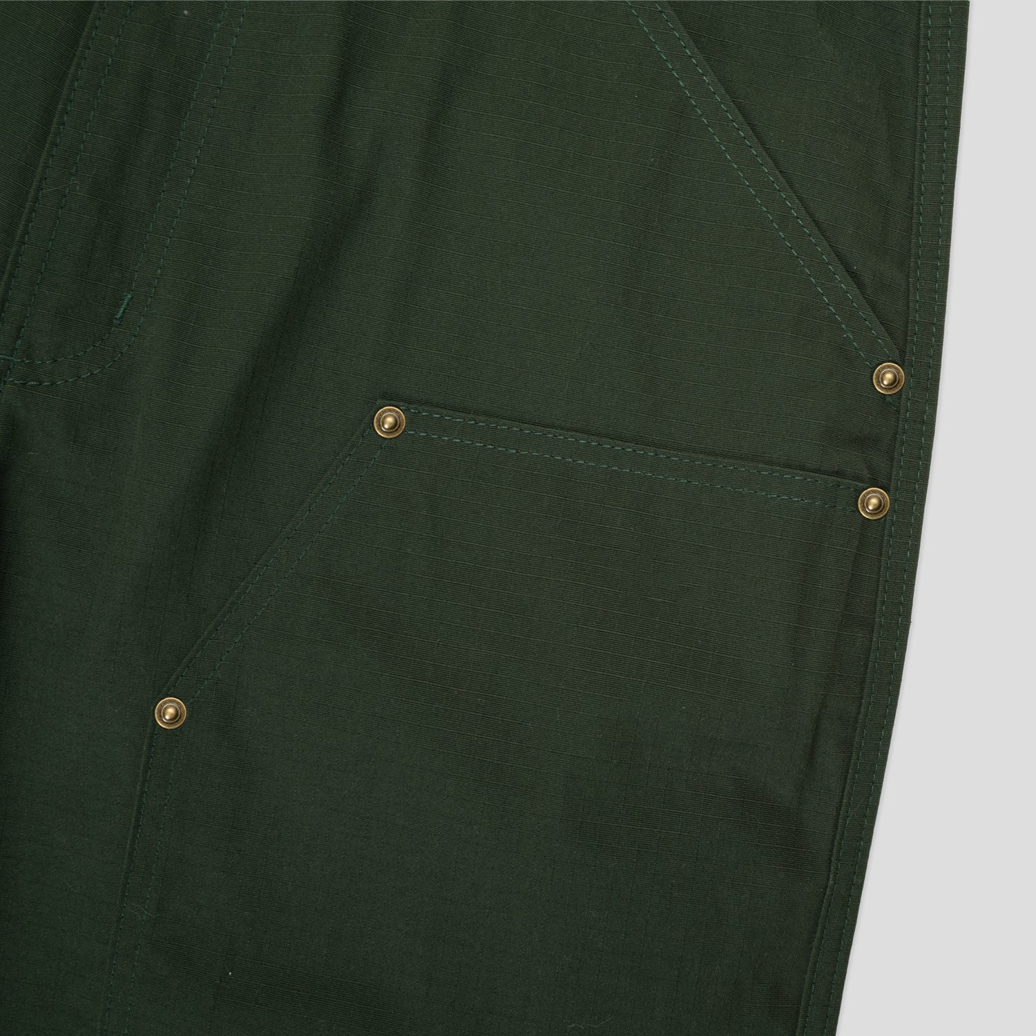 Pass~Port Ripstop Double Knee Diggers Club Short - Dark Green